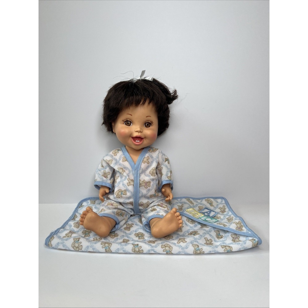 Vintage 1991 Galoob Baby Face Bathtub Baby Happy Baby Hannah #20 HTF Doll